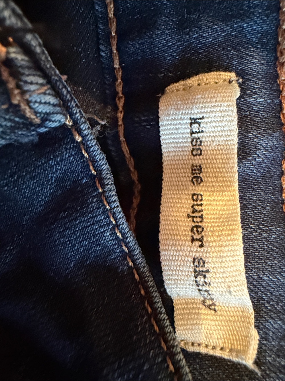 Jessica Simpson Dark Indigo Skinny Jeans - Picture 4 of 5